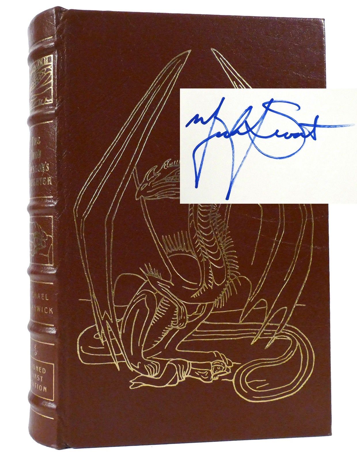 THE IRON DRAGON'S DAUGHTER SIGNED Easton Press by Michael Swanwick