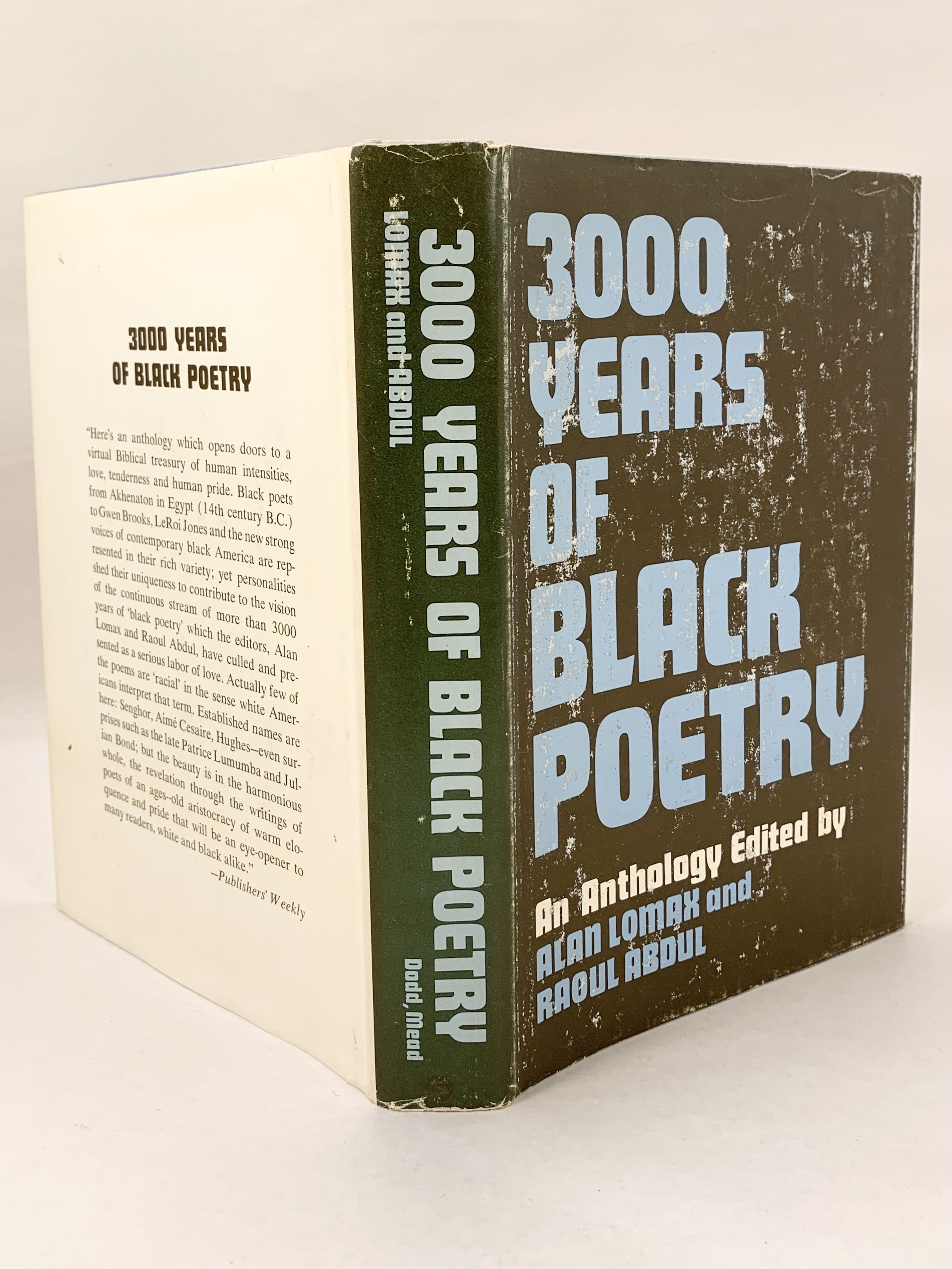3000 Years of Black Poetry by Lomax, Alan and Raoul Abdul editor Very