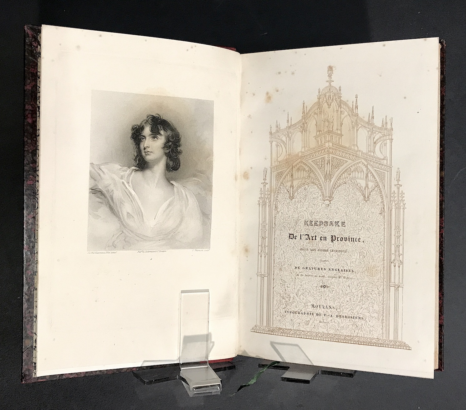 Livret Illustré 'Keepsake De L'Art En Province' - XIXe Siècle, Gravures, Dédié à La Jeunesse
