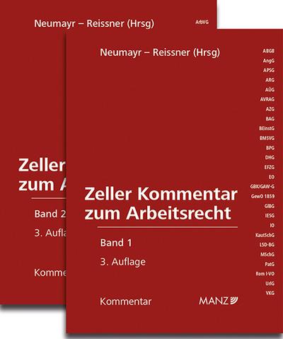 Zeller Kommentar zum Arbeitsrecht, 2 Teile - Matthias Neumayr