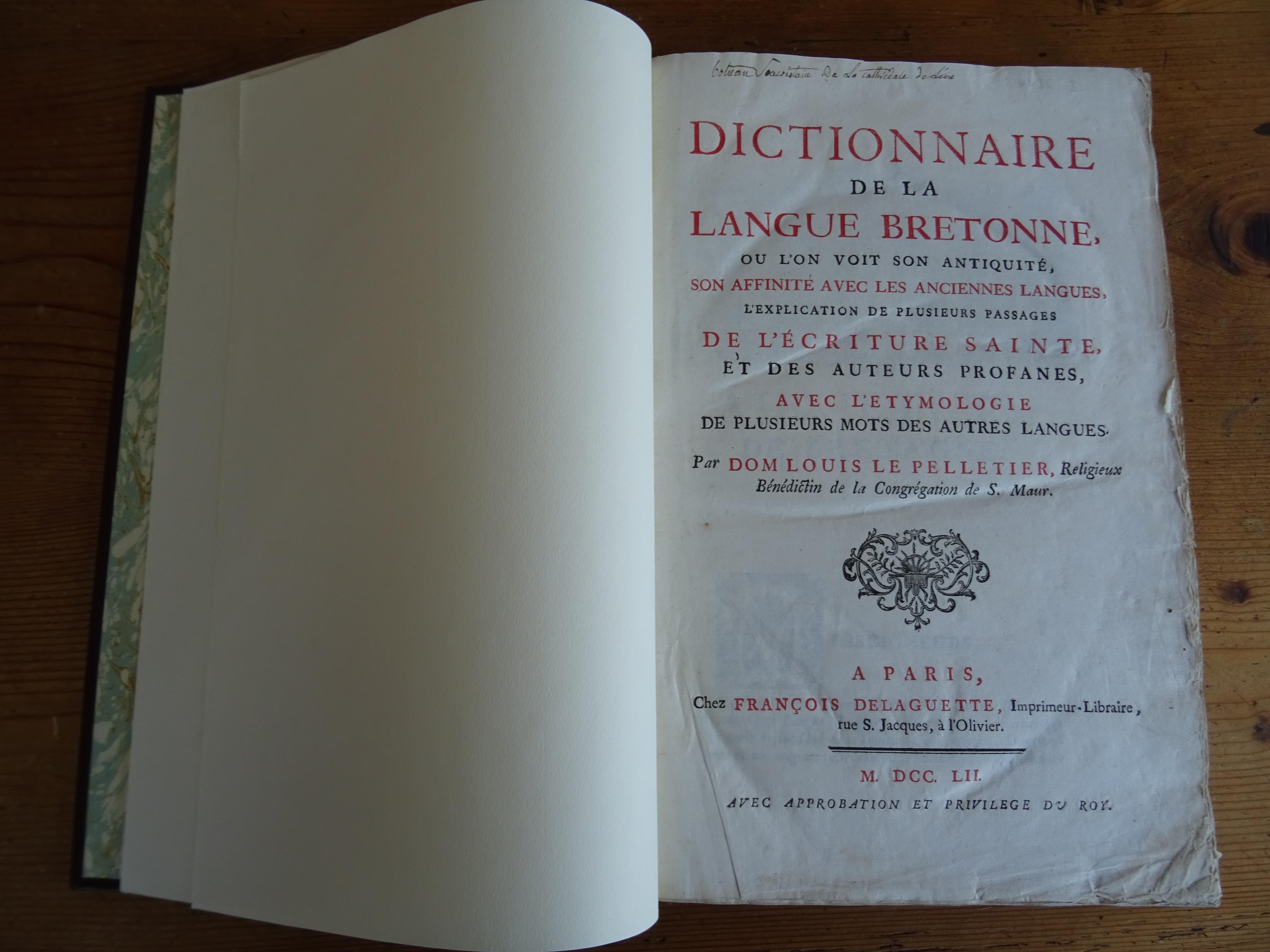 Langue Bretonne Dictionnaire : Langue Bretonne : origine, histoire et ...