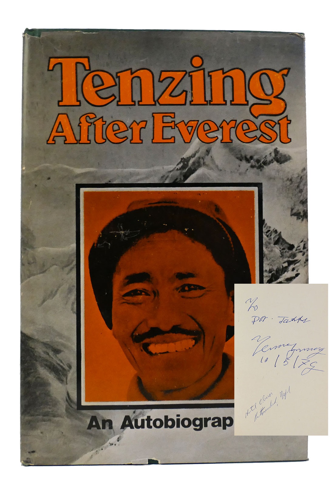 AFTER EVEREST Signed 1st - Tenzing Norgay Sherpa, Malcolm Barnes