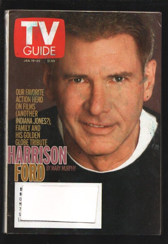 TV Guide 1/19/2002-Great TV Guide-St. Louis Edition-Harrison Ford photo ...
