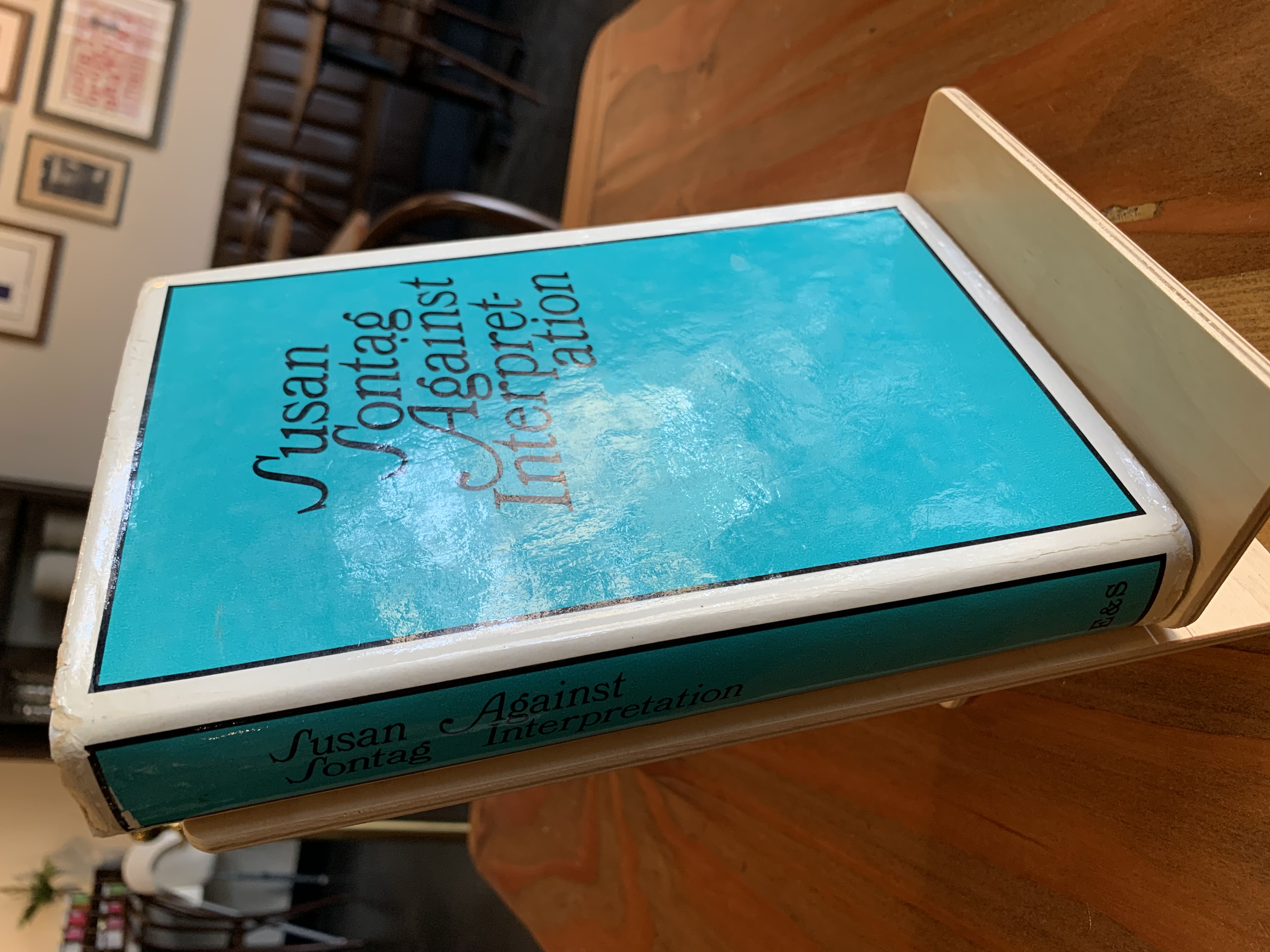 Against Interpretation by Sontag, Susan: Very Good Hardcover (1967) 1st