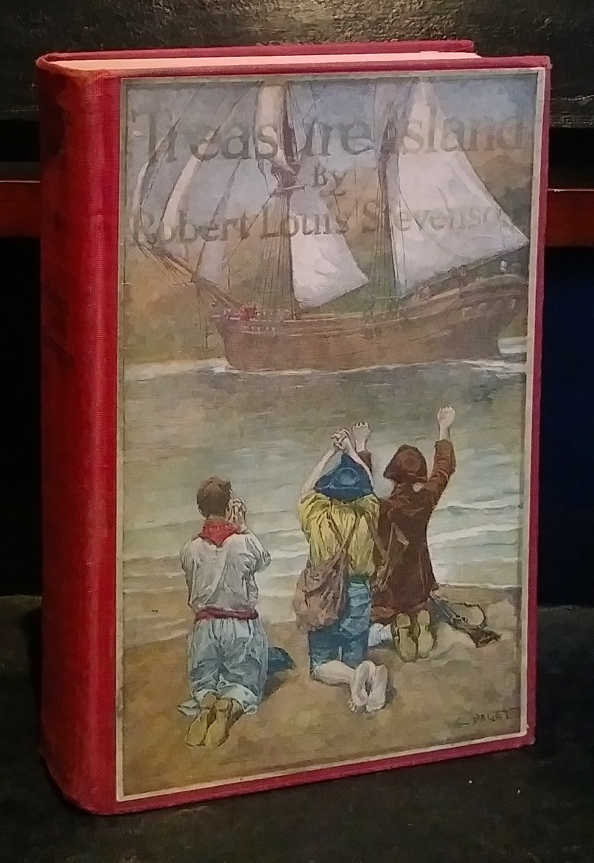Treasure Island. STEVENSON, Robert Louis (illustrated by Walter Paget). [Very Good] [Hardcover]