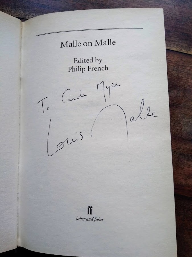MALLE ON MALLE Edited by Philip French SIGNED BY BOTH by Louis Malle on  Bert Babcock - Bookseller, LLC