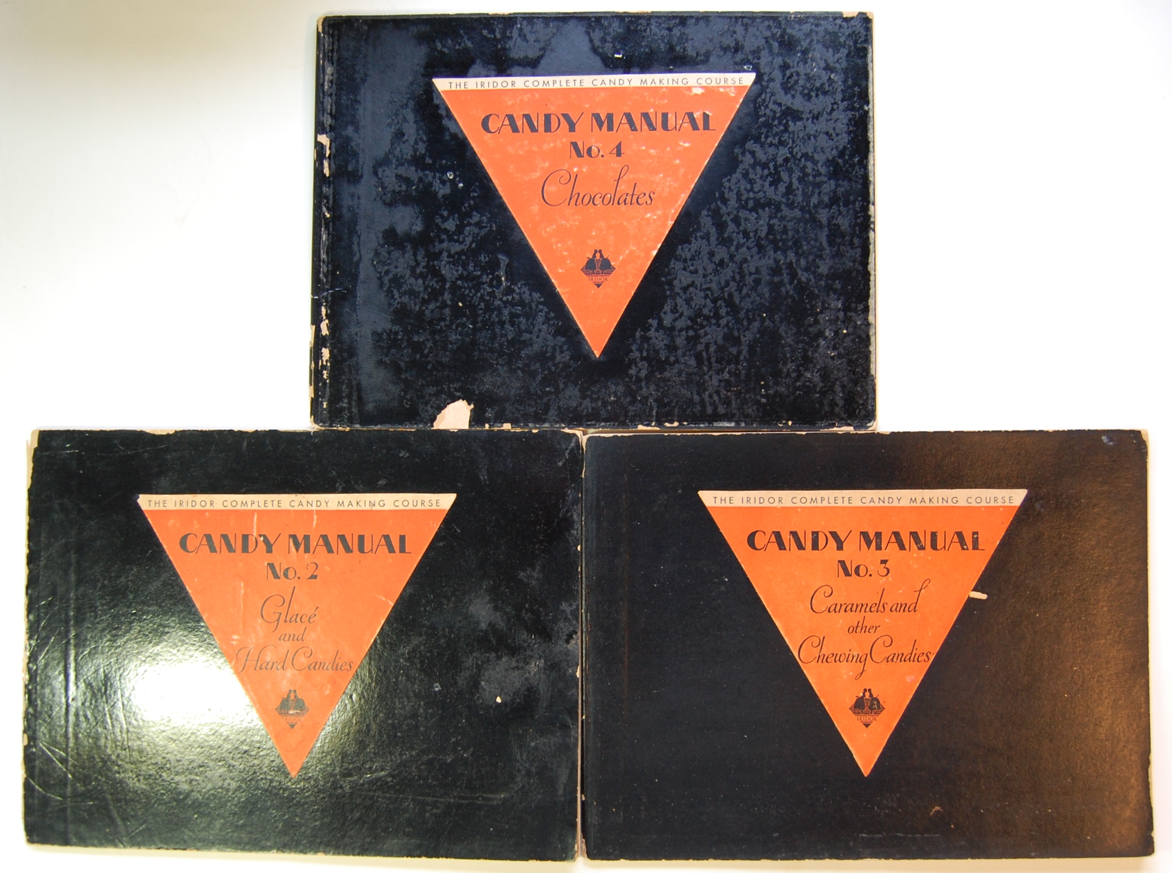Iridor Complete Candy Making Course Three Volumes: No. 2 - Glace and Hard Candies; No. 3 - Caramels and Other Chewing Candies; No. 4 - Chocolates Iri