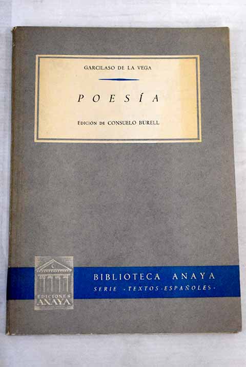 Poesía - Vega, Garcilaso de la