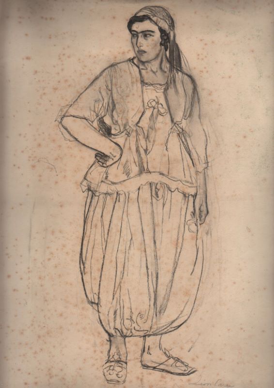 "Orientale au sarouel". [ ]
