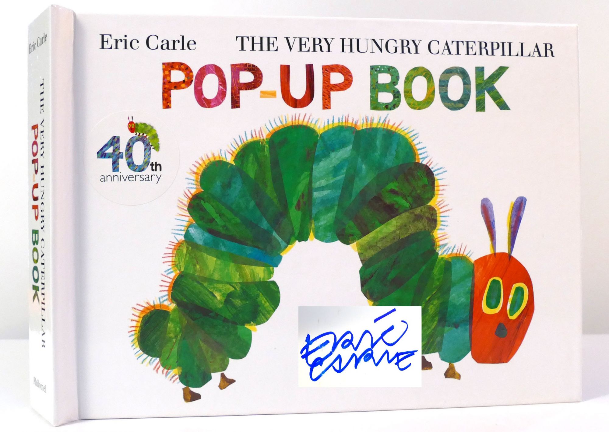 THE VERY HUNGRY CATERPILLAR POP-UP BOOK SIGNED - Eric Carle