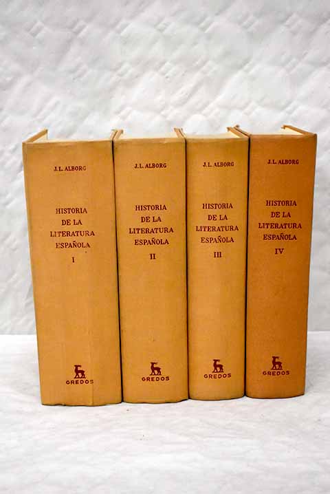 Historia de la literatura española - Alborg, Juan Luis