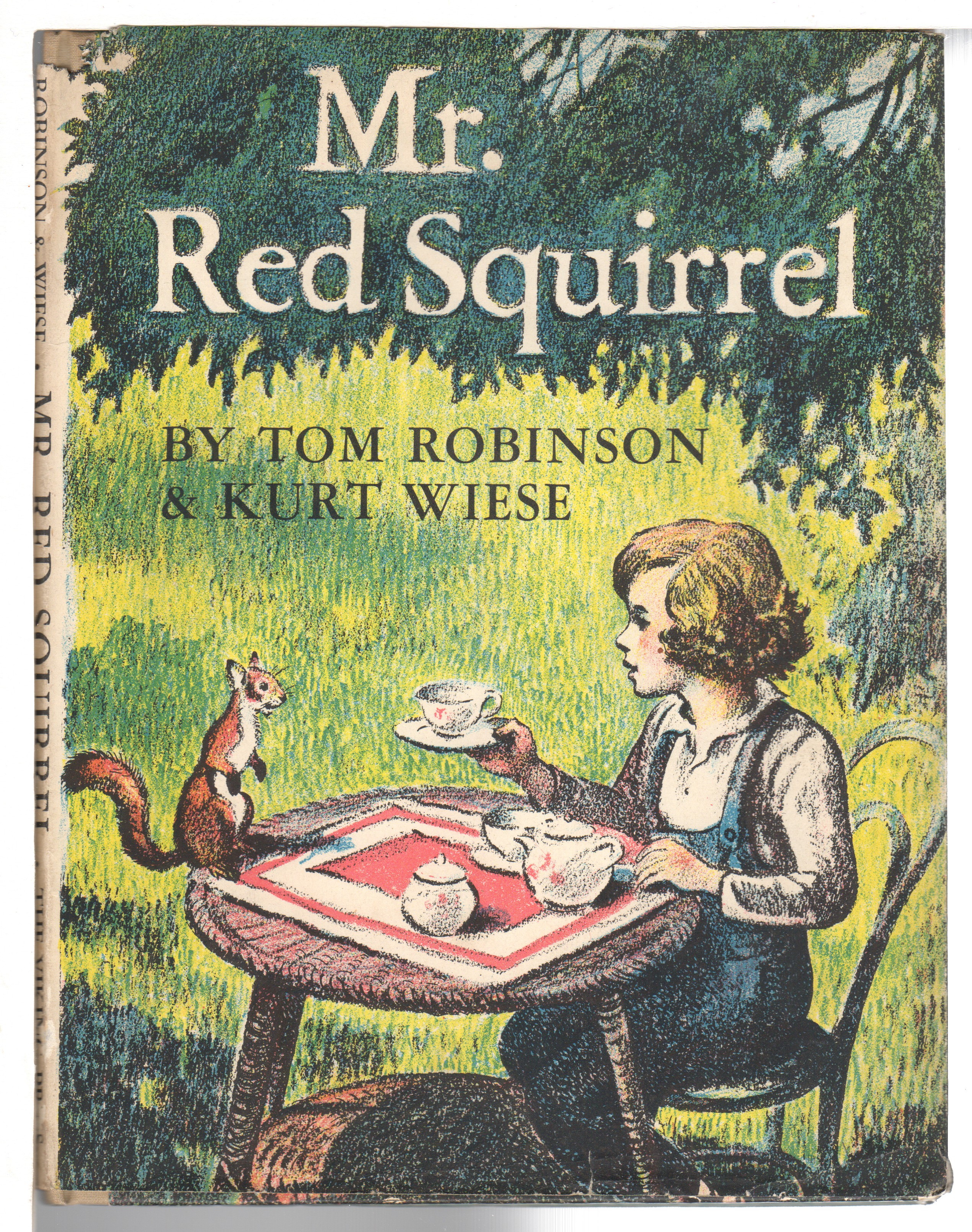 Mr Red Squirrel By Robinson Tom Kurt Wiese Illustrator Bookfever Ioba Volk Iiams