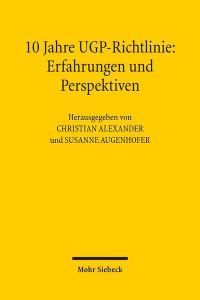 10 Jahre UGP-Richtlinie: Erfahrungen und Perspektiven - Susanne Augenhofer