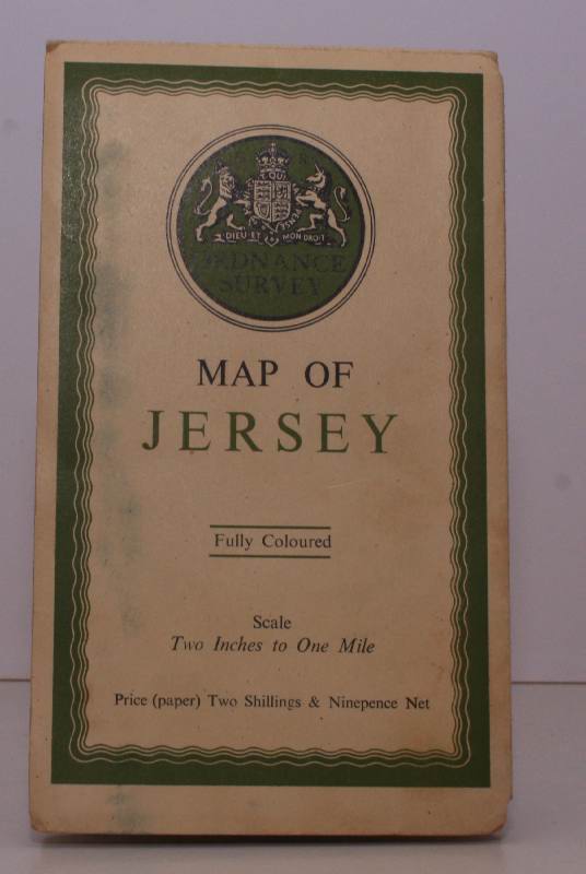 Ordnance Survey Map Jersey Ordnance Survey Map Of Jersey. Fully Coloured. Scale: Two Inches To One  Mile. Near Fine Copy: Martin's First Post-War Design By Ordnance Survey:  (1934) Map | Island Books