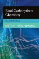 Food Carbohydrate Chemistry - Ronald E. Wrolstad