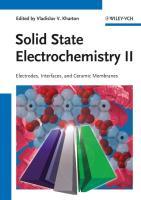 Handbook of Solid State Electrochemistry 2 - Kharton, Vladislav V.