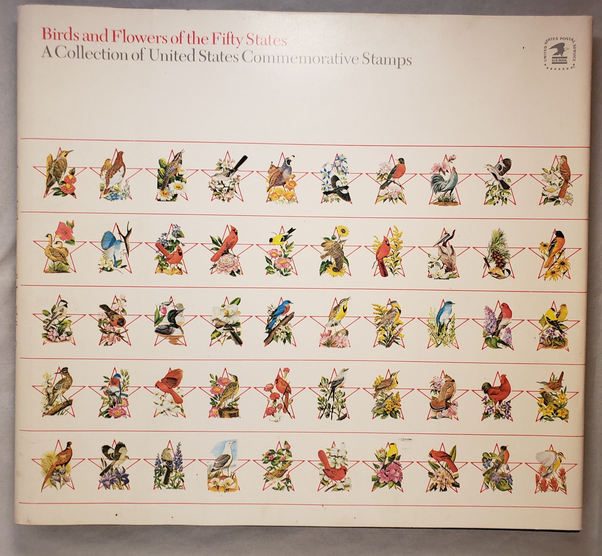 Birds and Flowers of the Fifty States; A Collection of United States Commemorative Stamps US Postal Service [ ] [Hardcover]