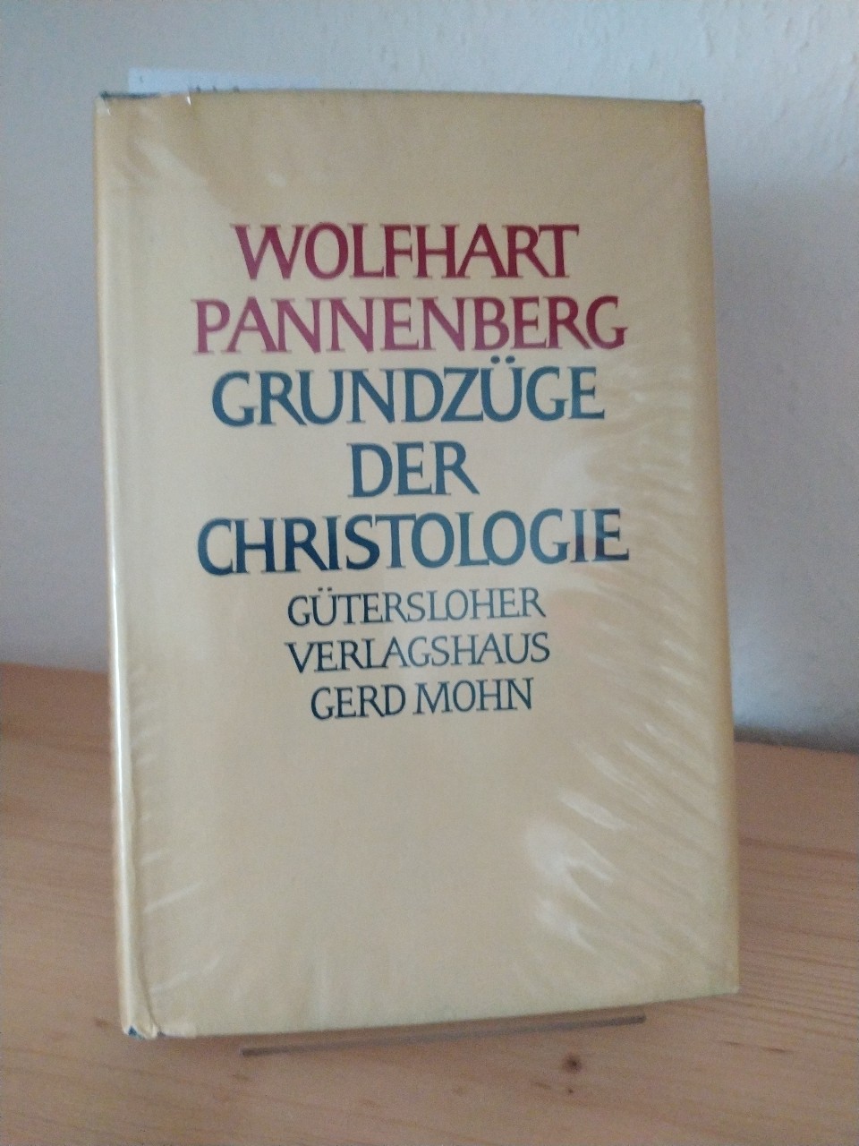 Grundzüge der Christologie. [Von Wolfhart Pannenberg]. - Pannenberg, Wolfhart