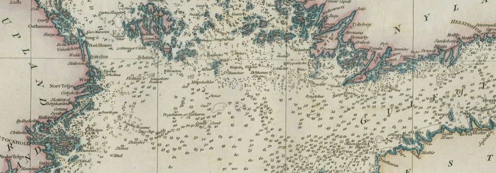 A general chart of the Baltic or East Sea, including Gulfs of Botnia ...