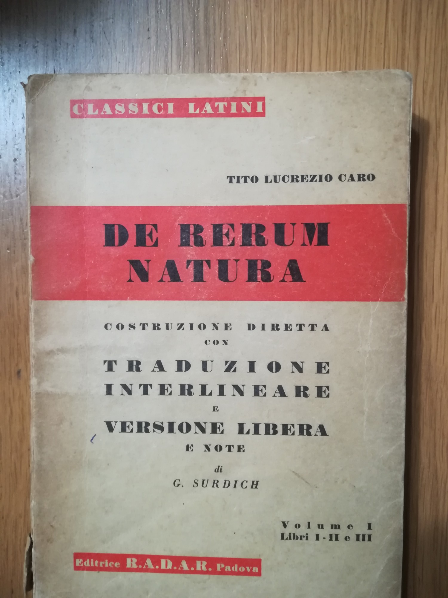 De rerum natura - Tito Lucrezio Caro