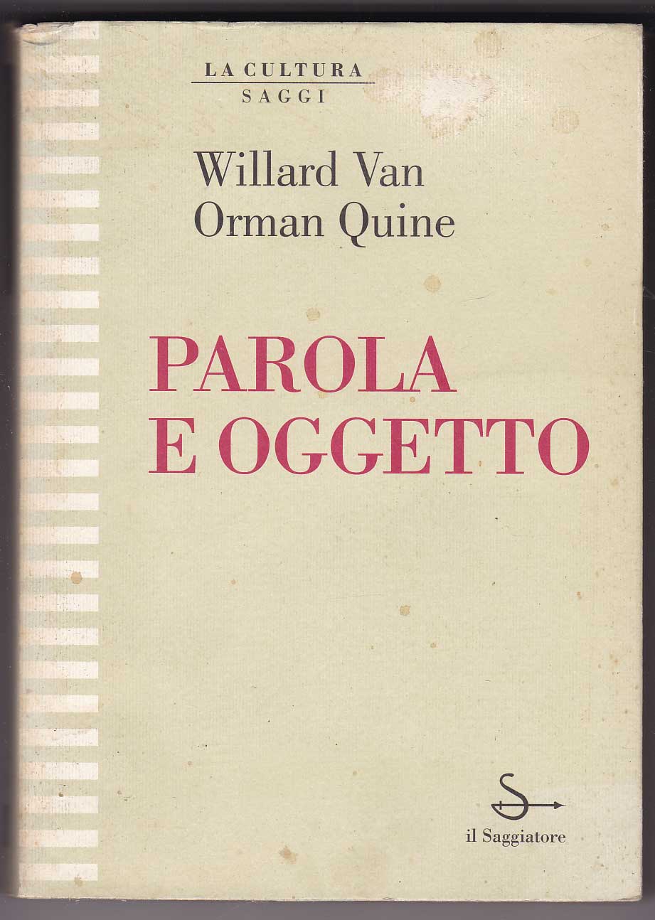 Parola e oggetto - Quine, Willard Van Orman