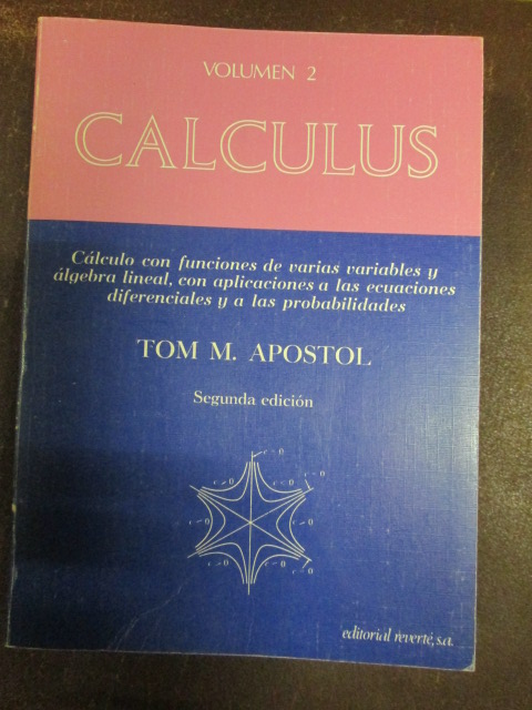 CALCULUS - TOM M. APOSTOL