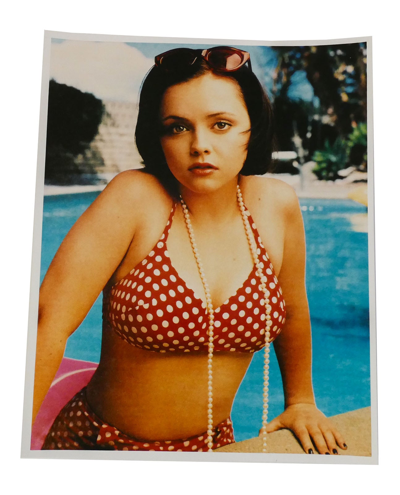 CHRISTINA RICCI PHOTO 1 OF 3 8'' X 10'' Inch Photograph by Christina Ricci:  Ephemera | Rare Book Cellar