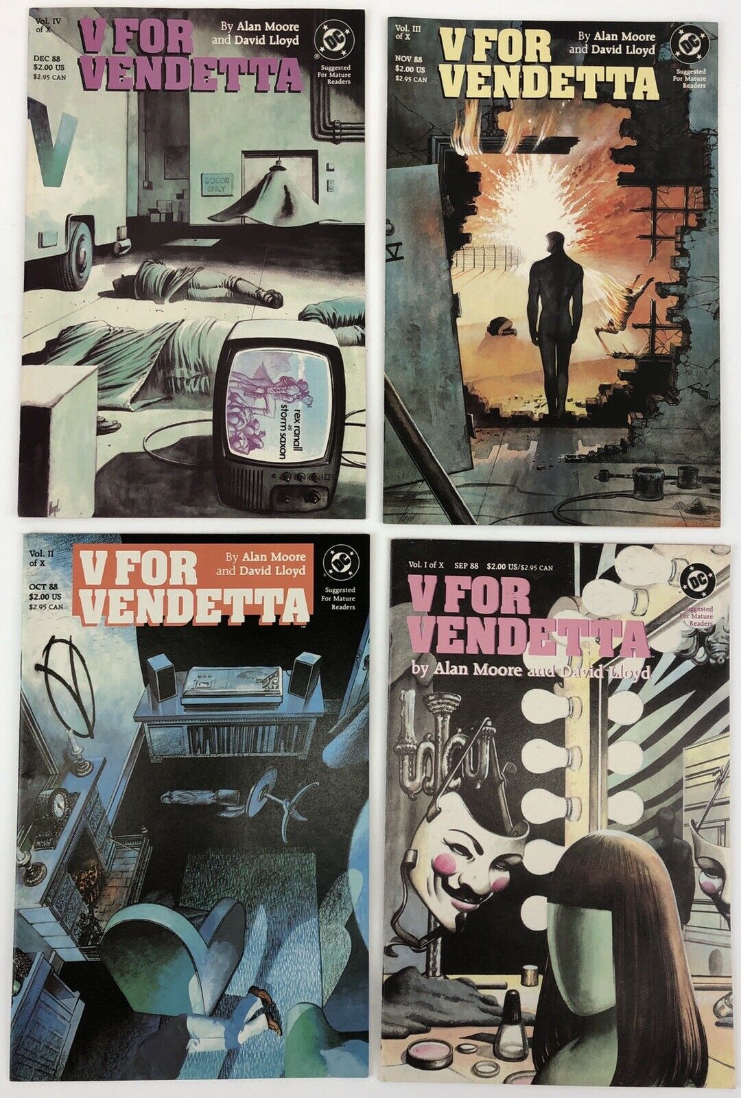 V For Vendetta da Moore, Alan; Lloyd, David: (1988) Fumetto