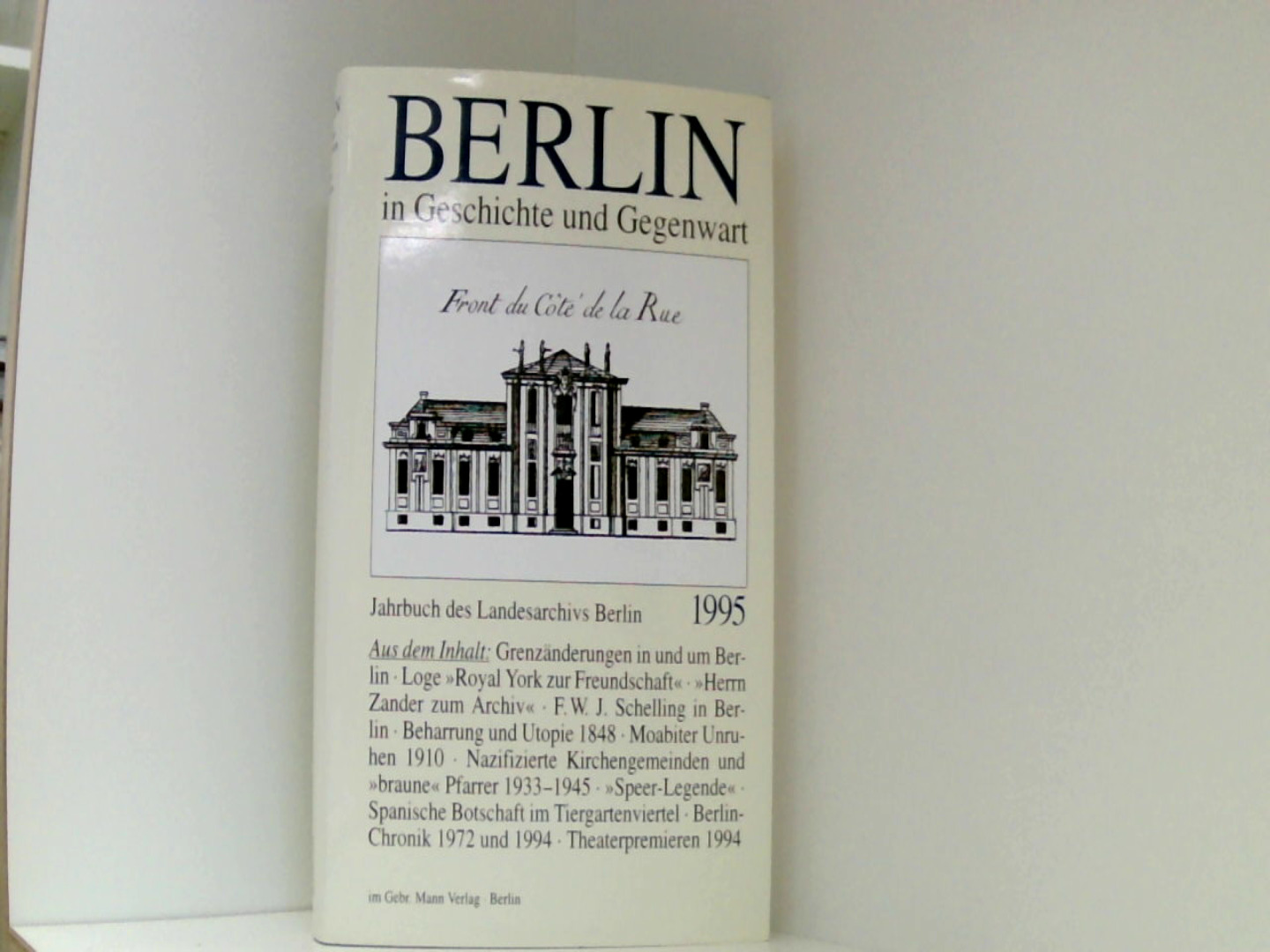 Berlin in Geschichte und Gegenwart. Jahrbuch des Landarchivs Berlin: Berlin in Geschichte und Gegenwart - Wetzel, Jürgen