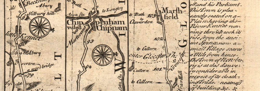 OWEN & E Details about   Marlborough-Calne-Chippenham-Marshfield road map by J BOWEN 1753 