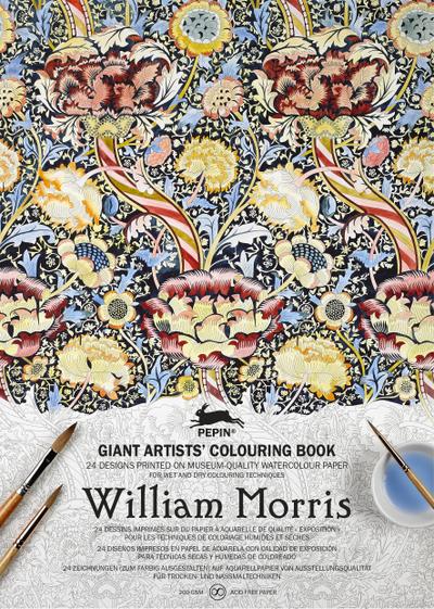 William Morris: Giant Artists' Colouring Book (Giant Artists' Colouring Books) - Pepin van Roojen