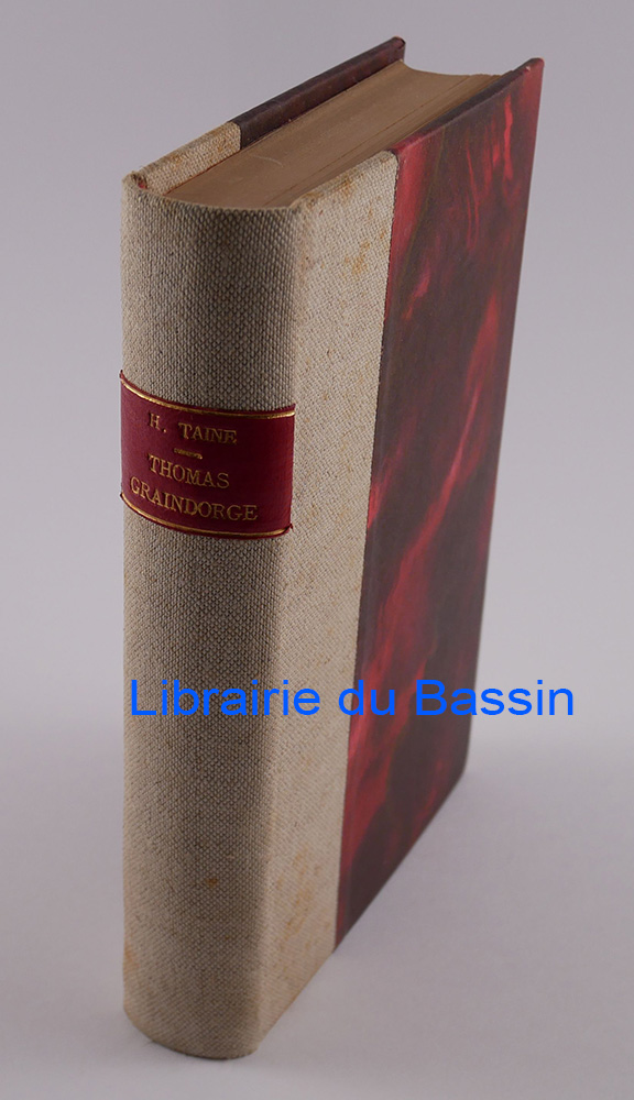 Vie et opinions de M. Frédéric-Thomas Graindorge H. Taine [Assez bon] [Couverture rigide]