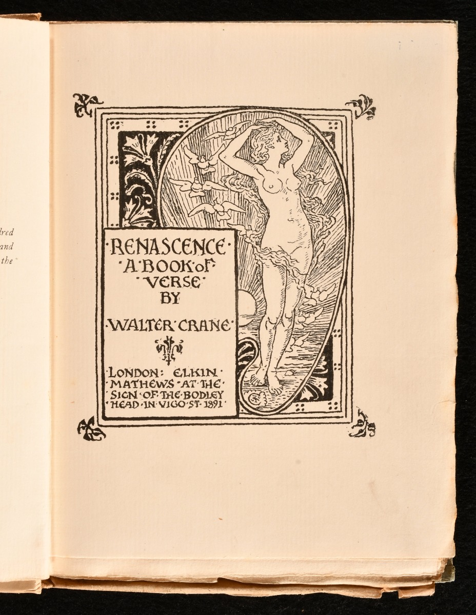 【即日発送】 Renascence Vellum Good Very Crane: Walter by Verse of Book A 洋書