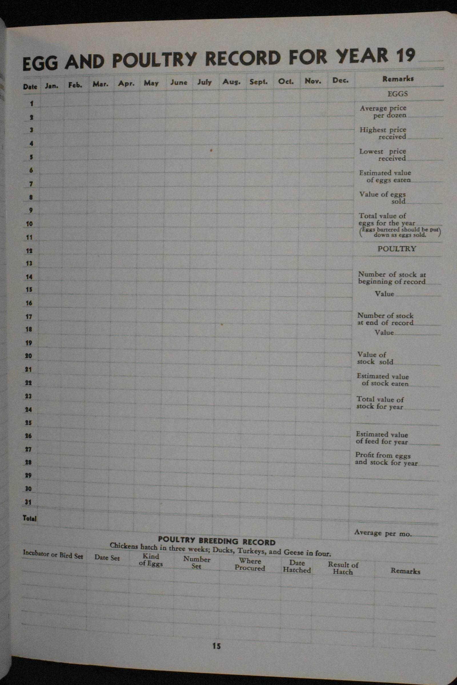 Project Record Book for Students of Vocational Argriculture by John