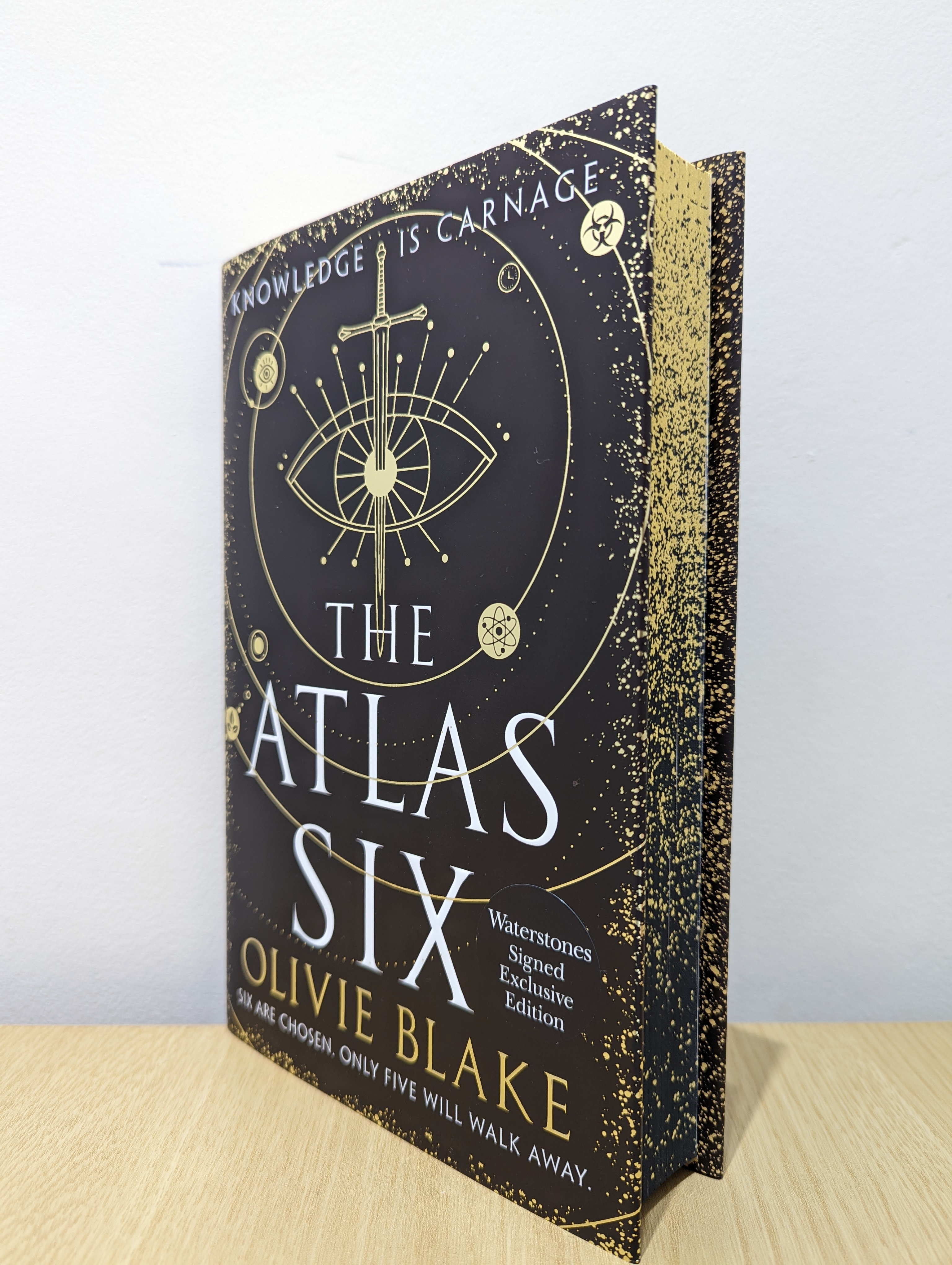 The Atlas Six (Signed First Edition with sprayed edges) by Blake