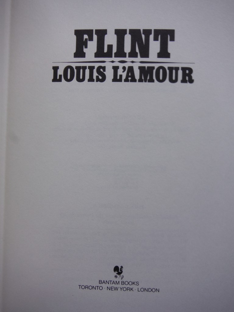 Flint by Louis LAmour