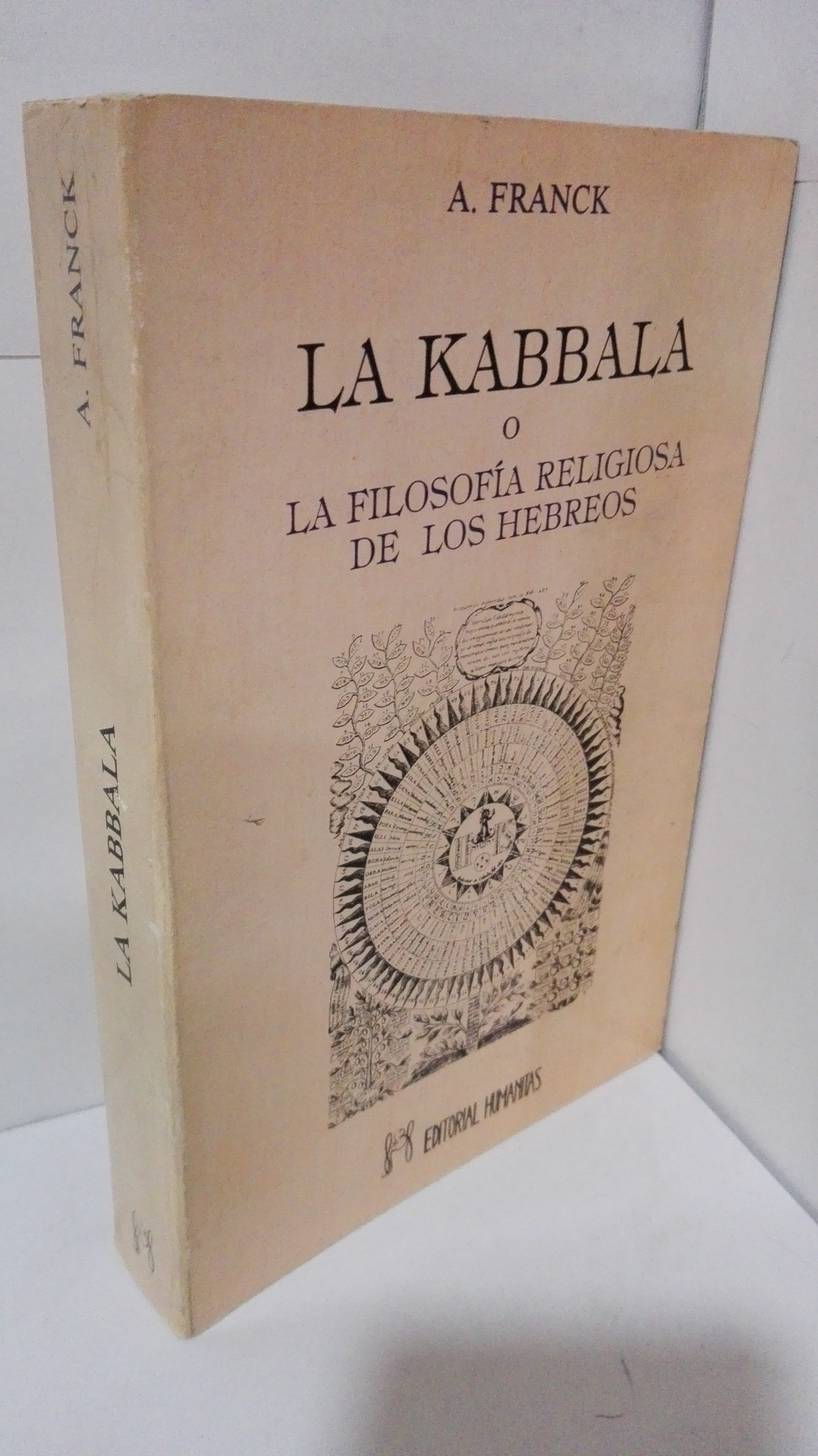 LA KABBALA O LA FILOSOFIA RELIGIOSA DE LOS HEBREOS - Franck, A.