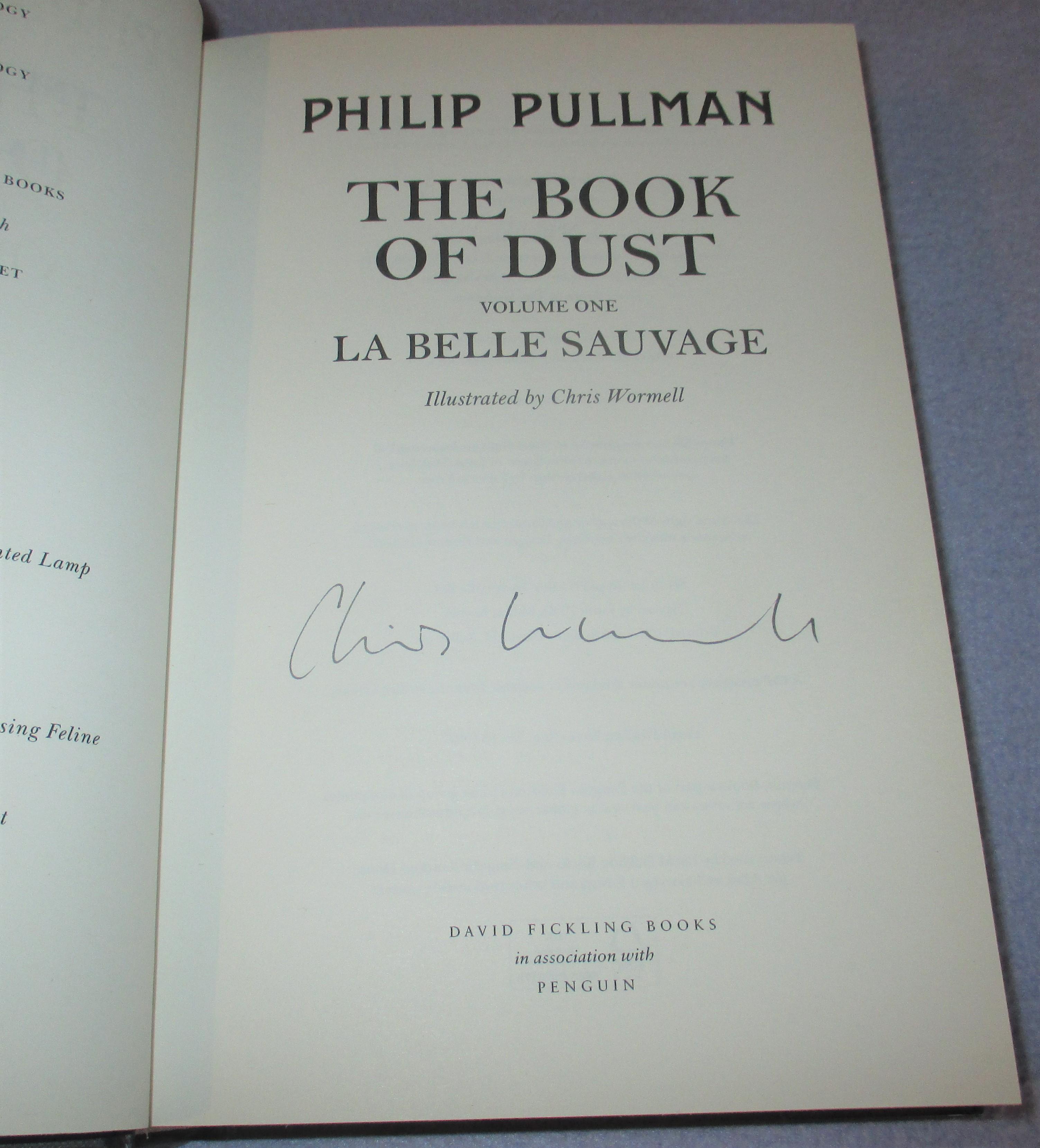 The Book Of Dust (Signed by Illustrator) by Philip Pullman Fine Hard