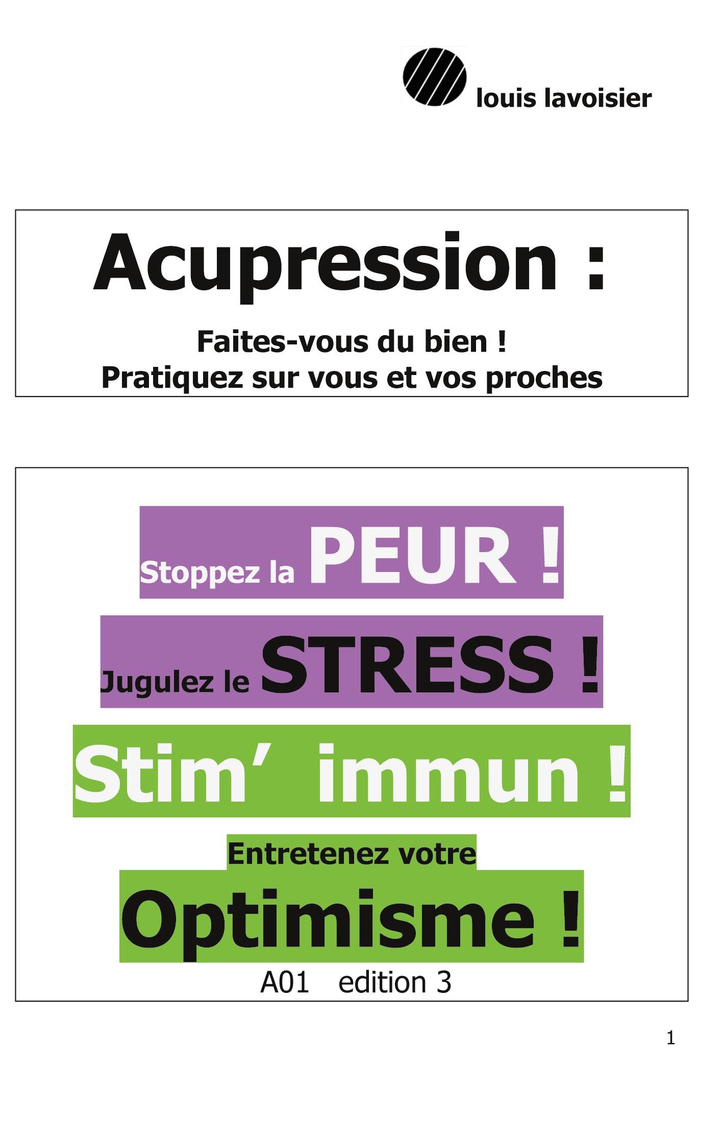 Acupression - Digitopuncture - Lavoisier, Louis