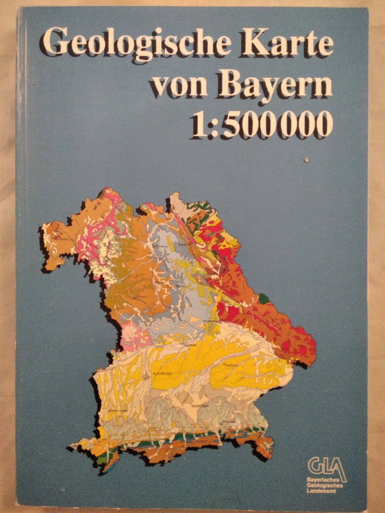 Geologische Karte von Bayern 1 : 500000. by Freudenberger, Walter und