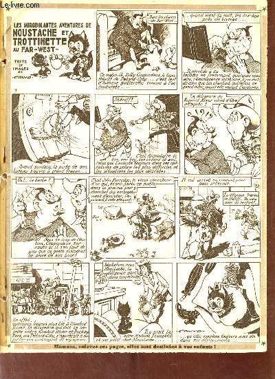 Les mirobolantes aventures de Moustache et trotinette au far west. Calvo [Bon] [Couverture souple]
