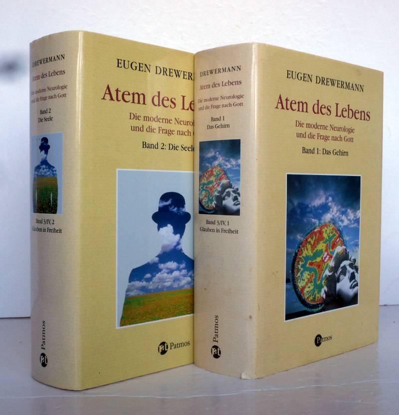 Glauben in Freiheit / Atem des Lebens. Band 1: Das Gehirn - Die moderne Neurologie und die Frage nach Gott. Glauben in Freiheit Band III/4/1 und Atem des Lebens. und Band 2: Die Seele: Die moderne Neurologie und die Frage nach Gott. Glauben in Freiheit, Band III/4/2, (2 Bände. - Drewermann, Eugen