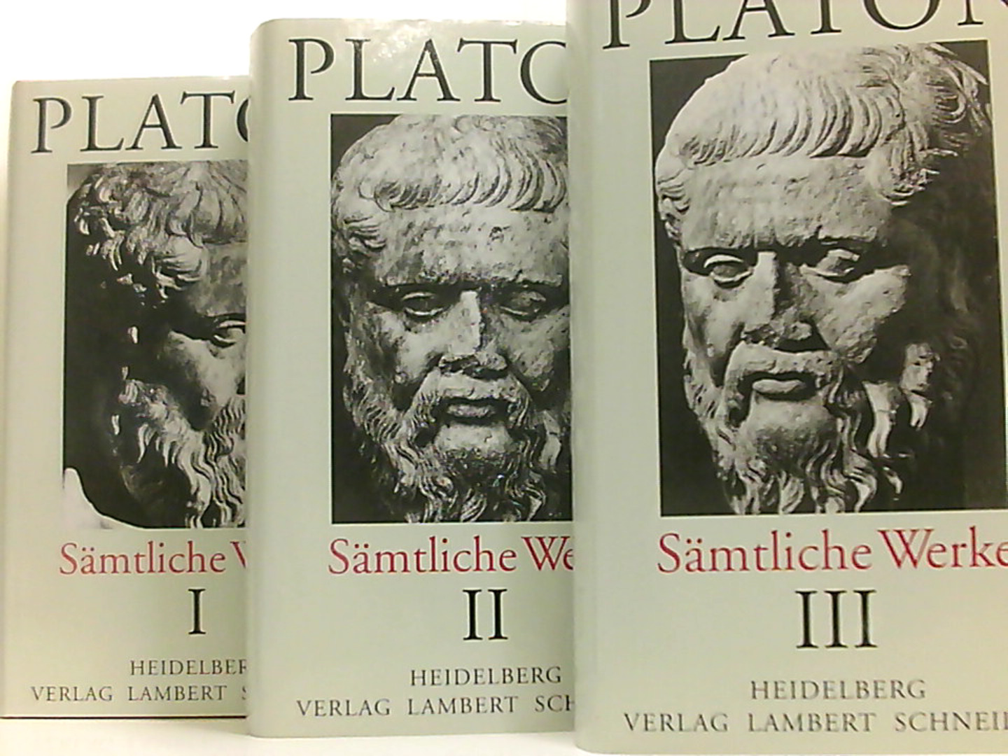 Sämtliche Werke, 3 Bde. - Platon und Erich Loewenthal