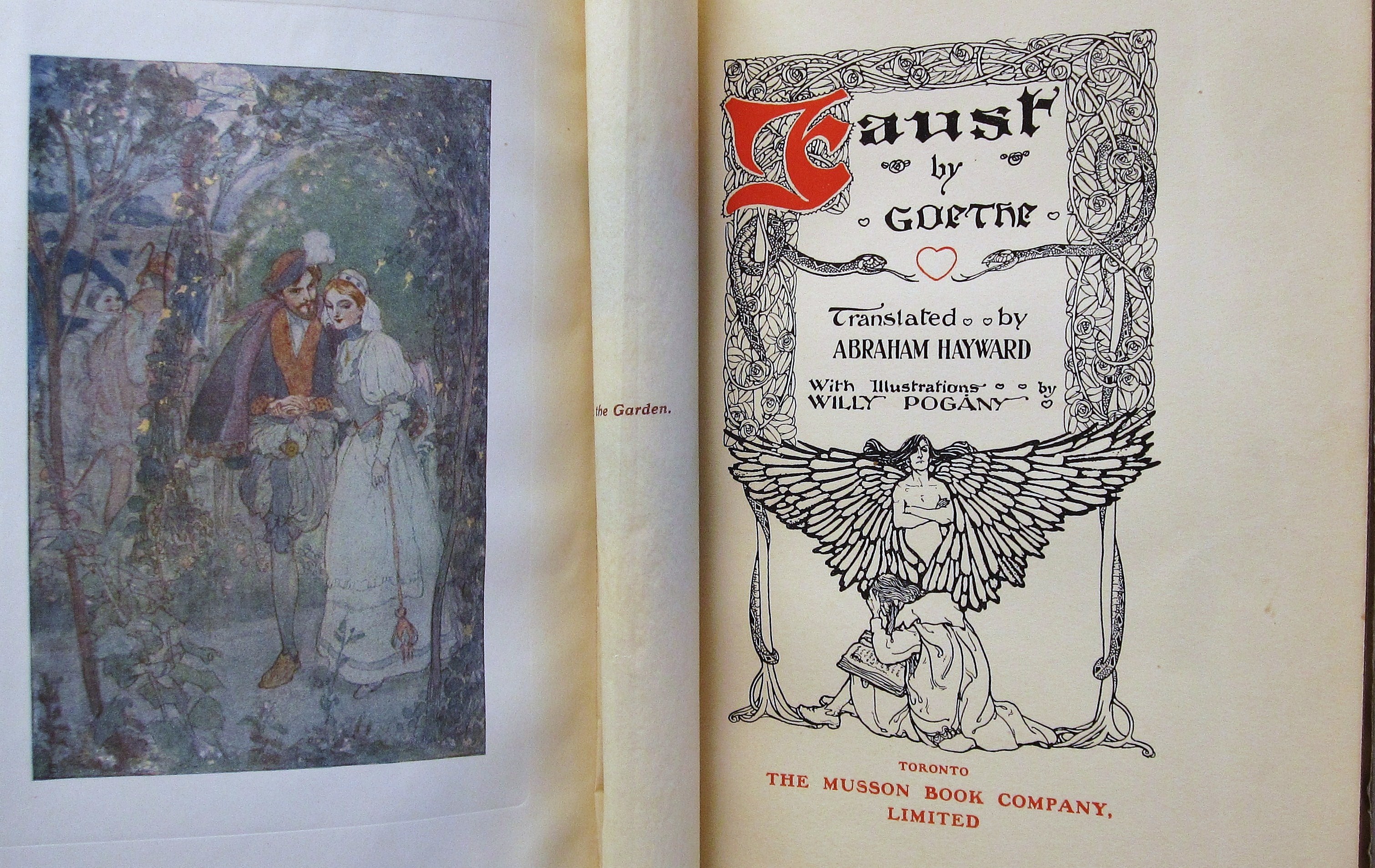 Goethe's Faust with Thirty Full-Page Coloured Plates from Original ...