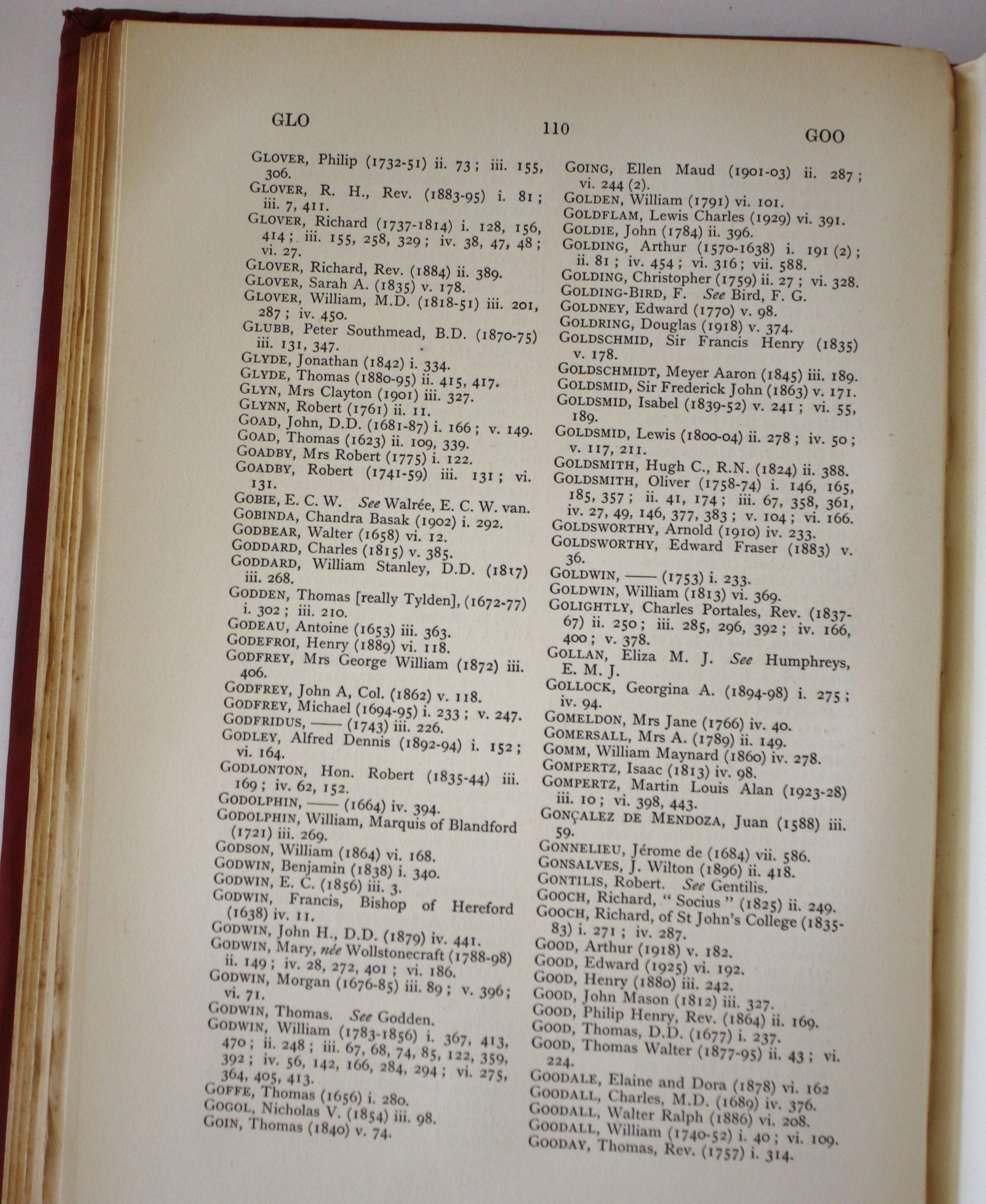 Dictionary of Anonymous and Pseudonymous English Literature