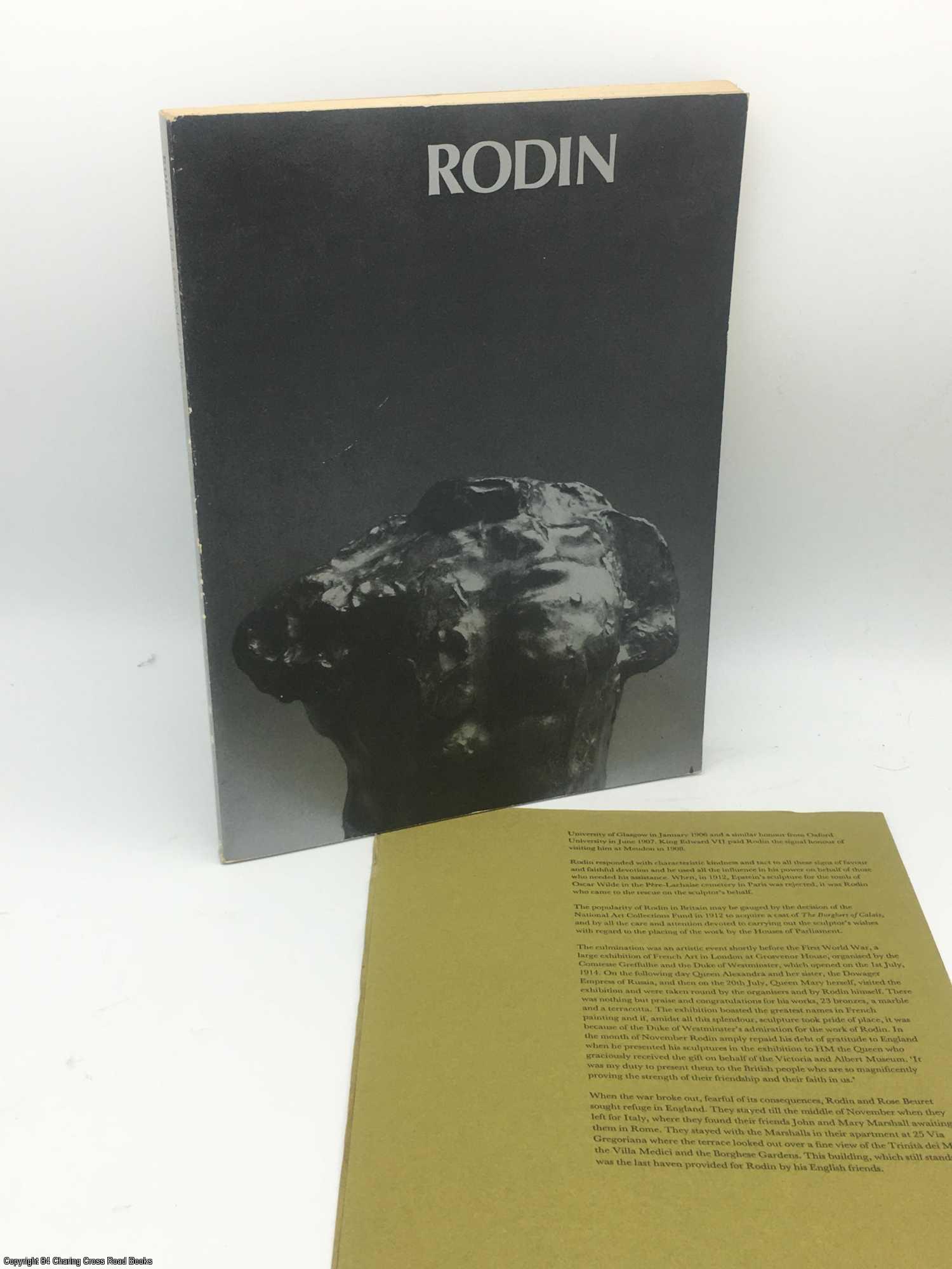 Rodin Sculpture and Drawings - Arts Council 1970 - Goldscheider, et al