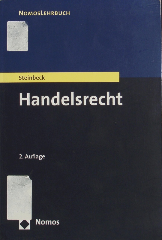 Handelsrecht. - Steinbeck, Anja