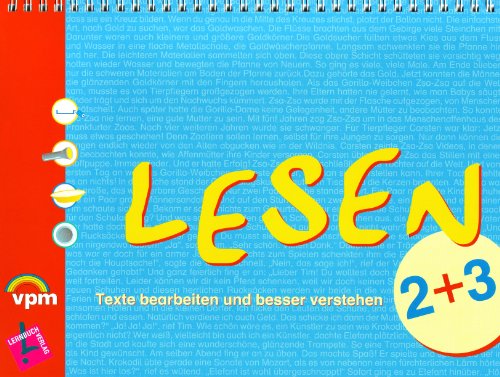Lernbuch: Lesen 2/3. Texte bearbeiten und besser verstehen: Schulbuch Klasse 2/3 - Meier, Richard und Carla Knoll