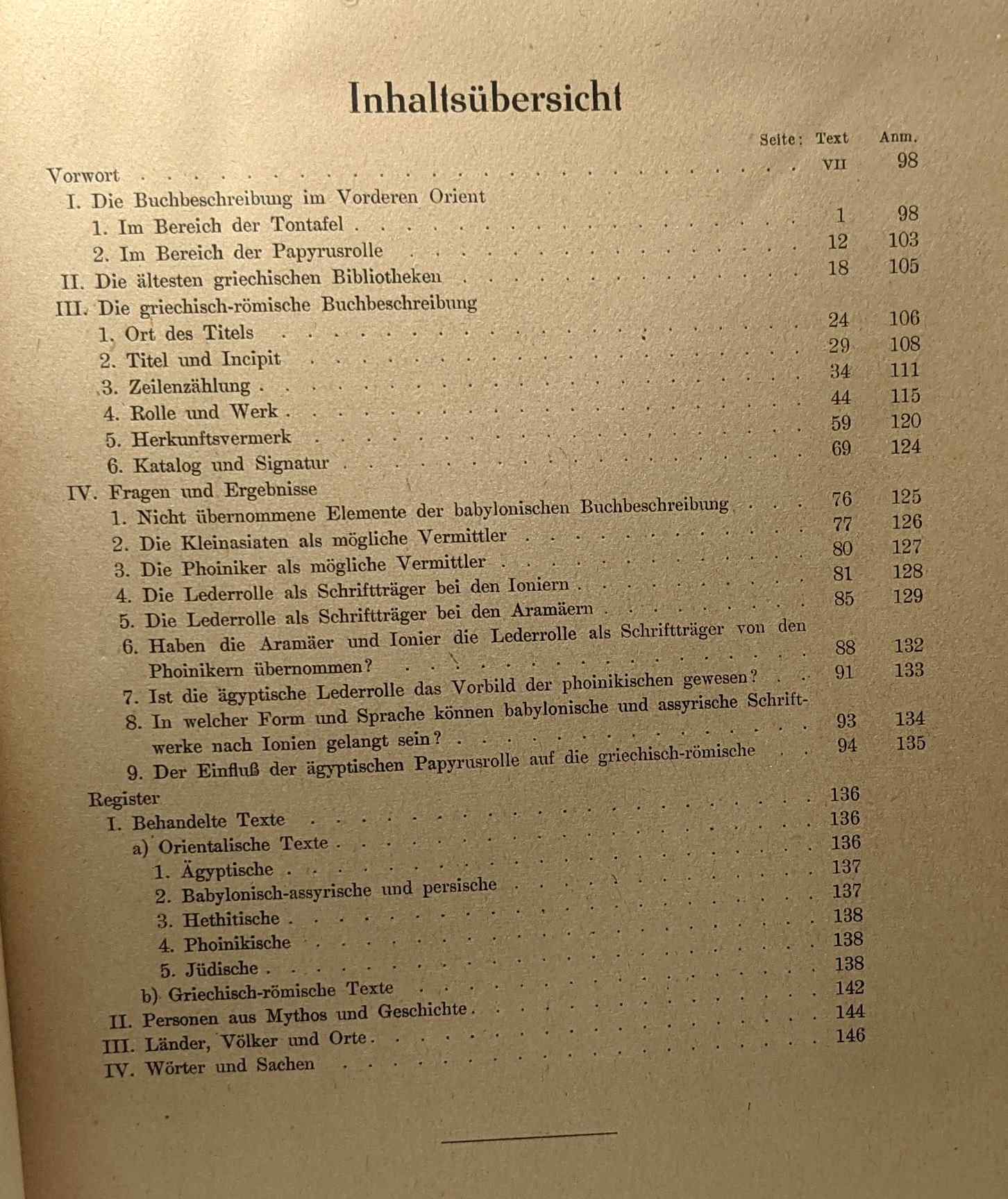 Die griechische=römische buchbeschreibung verglichen mit der des