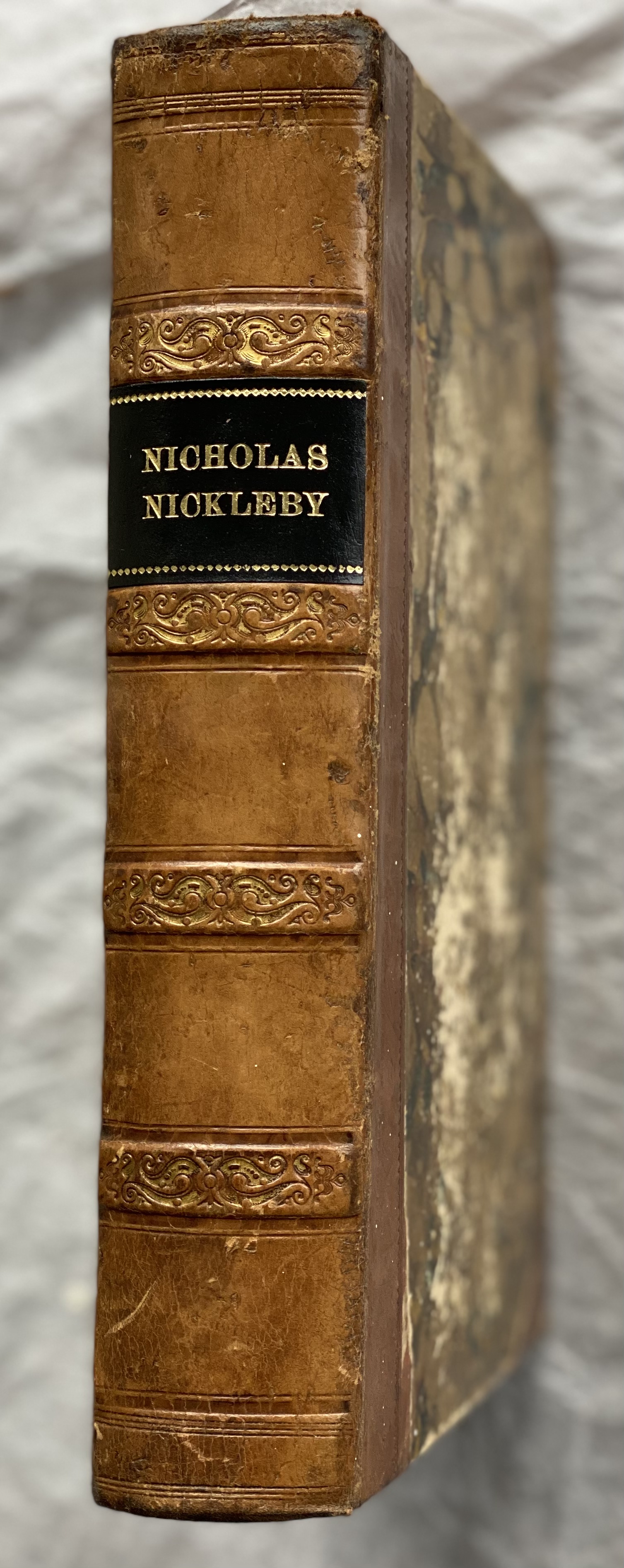 The Life and Adventures Nicholas Nickleby by Charles Dickens with illustrations by Phiz. - DICKENS, Charles